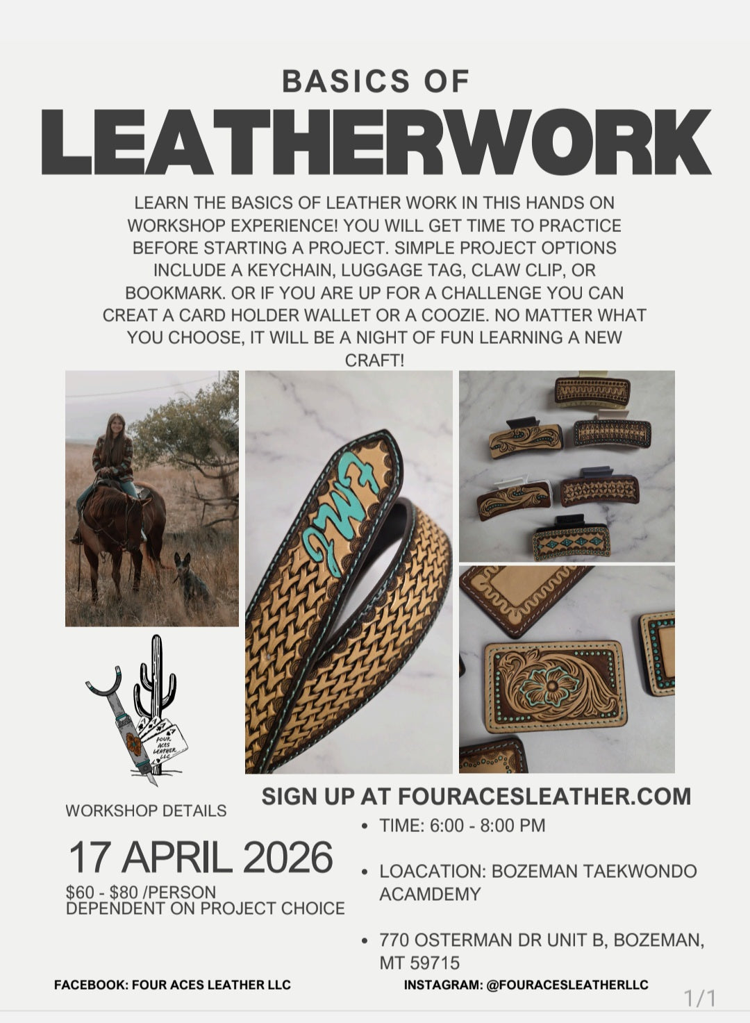 April 17th Workshop